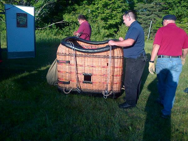 Getting ready-Hot Air Balloon Ride