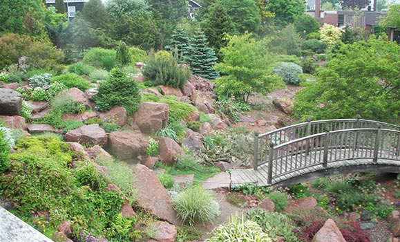 Agricultural Campus Rock Garden Flower Garden