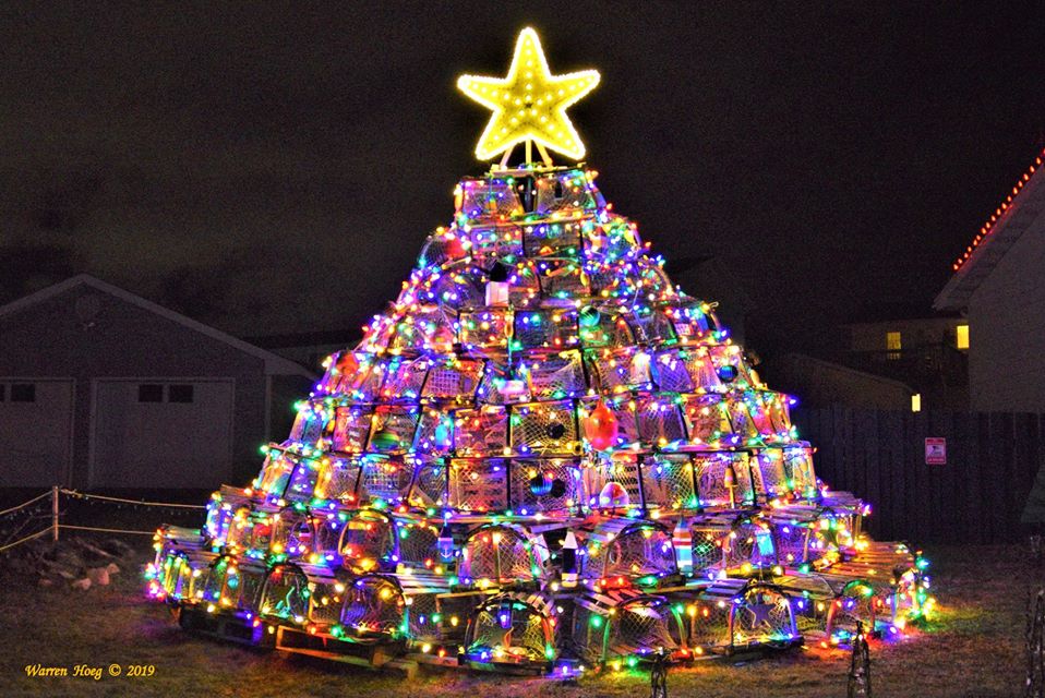 Fishermen's Cove Lobster Trap Tree-photo by Warren Hoeg