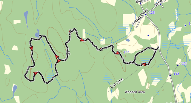 9 Mile River Trail Map