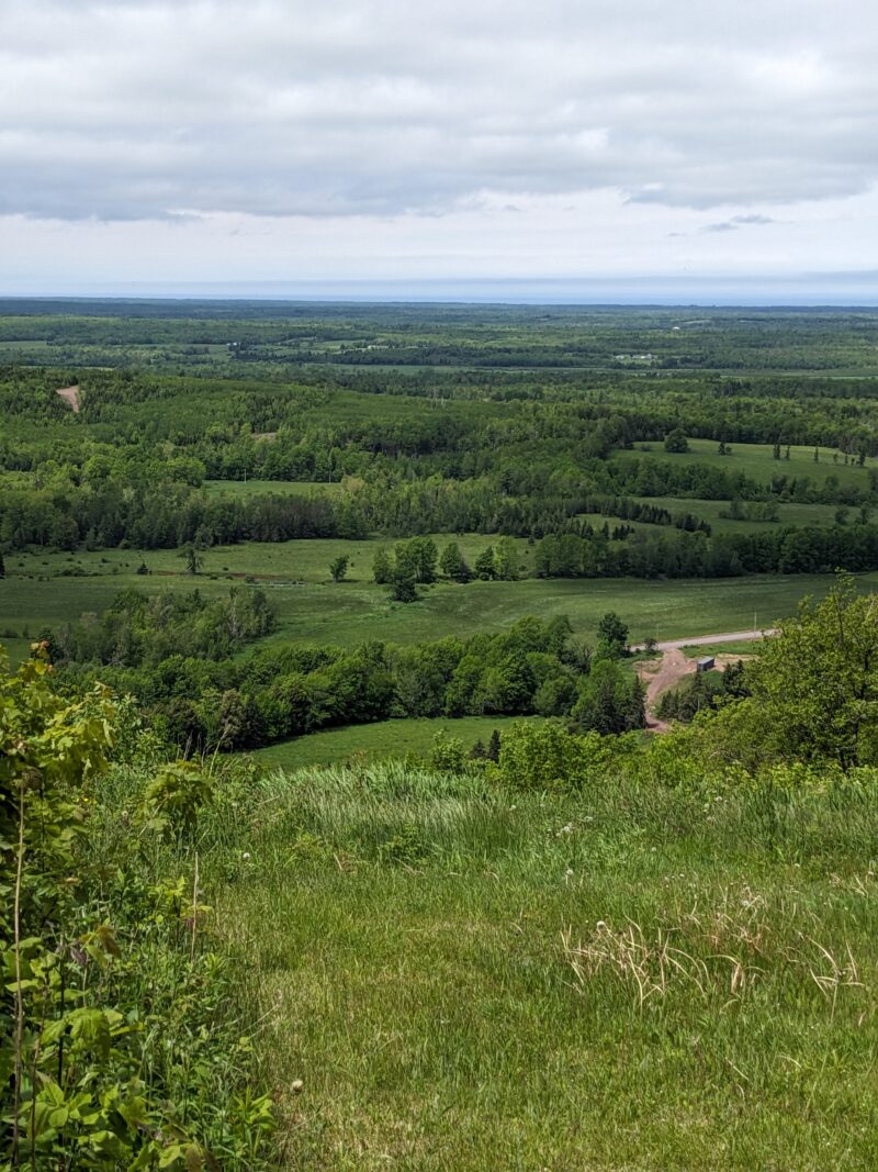 Hiking Fitzpatrick Mountain -view by Chalets